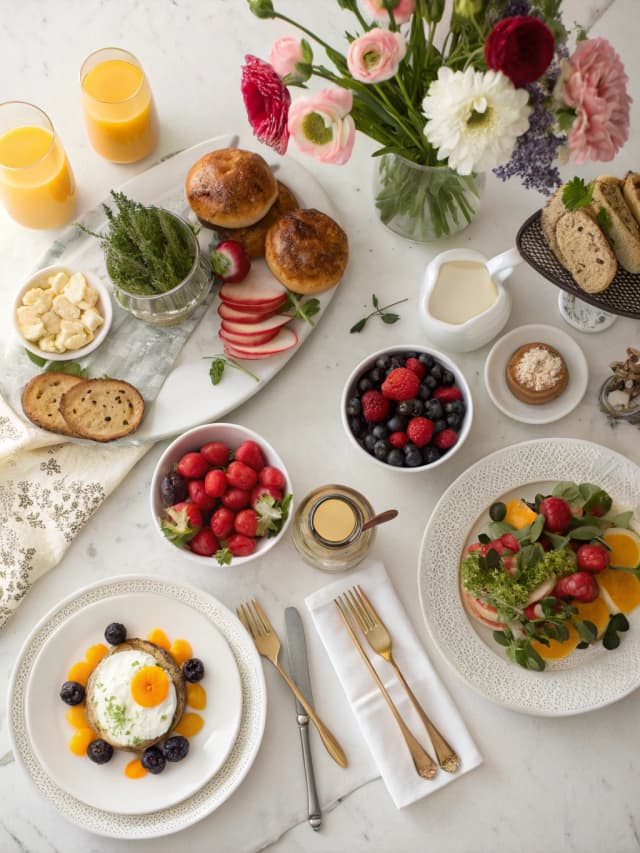 Bright Elaborate Flat-Lay